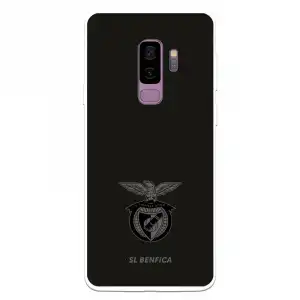 Funda Para Samsung Galaxy S9 Plus Del Escudo Fondo Negro - Licencia Oficial Benfica