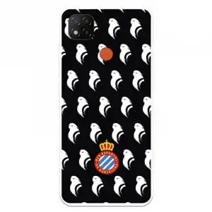 Funda Para Xiaomi Redmi 9c Del Rcd Espanyol Escudo Patron Fondo Negro Escudo Patron Fondo Negro - Licencia Oficial Rcd E