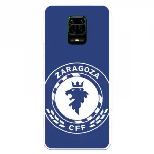 Funda Para Xiaomi Redmi Note 9s Del Zaragoza Cf Femenino Escudo Grande Fondo Azul - Licencia Oficial Zaragoza Cf Femeni