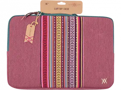 Funda portátil - Vam VALAP002W Cereza, Para de 16", Textil, Multicolor