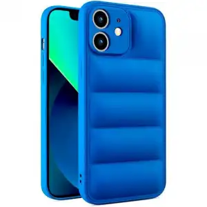Icoveri Funda TPU Antigolpes Azul para iPhone 12