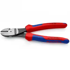 Knipex 74 02 200 Alicates de Corte Diagonal de Fuerza con Doble Mango 20cm