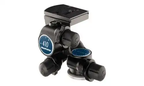 Manfrotto - Rótula de cremallera compacta 410 con zapata rápida 410PL