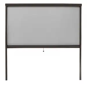 Persiana de protección contra insectos Alu 160x160cm marrón
