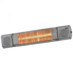 Calefactor De Patio "heat And Beat" 2000 W Gris Eurom