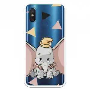 Funda Oficial Disney Dumbo Silueta Transparente Para Xiaomi Mi 8