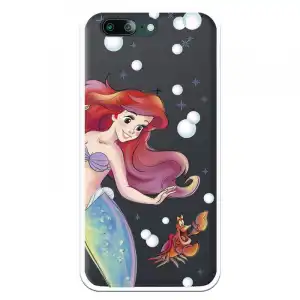 Funda Oficial Disney Sirenita Y Sebastián Transparente Para Oneplus 5 - La Sirenita