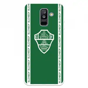 Funda Para Samsung Galaxy J8 2018 Del Elche Cf Escudo Fondo Verde Escudo Fondo Verde - Licencia Oficial Elche Cf