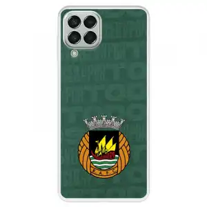 Funda Para Samsung Galaxy M33 5g Del Rio Ave Fc Escudo Fondo Verde - Licencia Oficial Rio Ave Fc