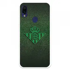 Funda Para Xiaomi Redmi 7a Del Betis Escudo Verde Fondo Trama - Licencia Oficial Real Betis Balompié