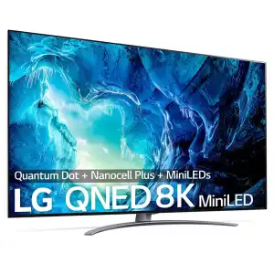 LG - TV LED 164 cm (65'') LG 65QNED966QA 8K SmartTV WebOS 22, HDR Dolby Vision, HDR10, Dolby Atmos (Reacondicionado casi a estrenar).