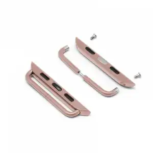 Nueboo Adaptador Correa Rosa Dorado para Apple Watch 42/44mm