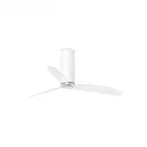 Tube Fan Ø128 Cms Blanco Brillo 3 Palas Faro 32033