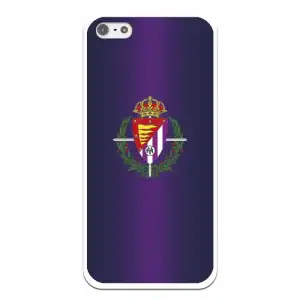 Funda Oficial Valladolid Escudo Fondo Lila Para Iphone 5