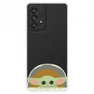 Funda Para Samsung Galaxy A53 5g Oficial De Star Wars Baby Yoda Sonrisas - The Mandalorian