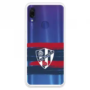 Funda Para Xiaomi Redmi Note 7 Pro Del Huesca Rayas Transparente - Licencia Oficial Sd Huesca
