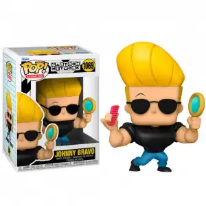Funko Pop Animación Cartoon Network Johnny Bravo con Espejo y Peine