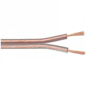 Goobay Cable para Altavoz 2x0.75mm 100m Transparente