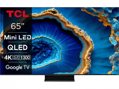 TV Mini LED 65" - TCL 65C805, QLED 4K, 144Hz Motion Clarity Pro, Dolby Atmos, Game Master Pro 2.0, Negro