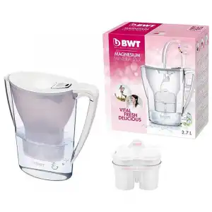 BWT Penguin Electrónica Jarra Filtradora de Agua con Magnesio 2.7L Blanco