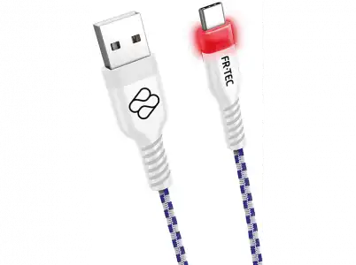 Cable USB - FR-TEC USB-C, Para PS5, 3 m, Blanco