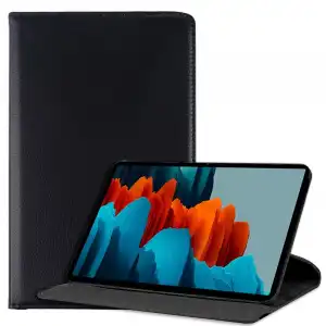 Cool Funda Libro Liso Negro para Samsung Galaxy Tab S7 11"