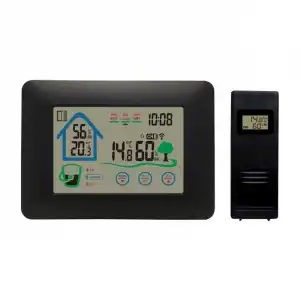 Denver WS-520 Estación Meteorológica con Reloj Negro