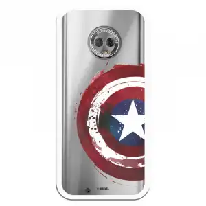 Funda Oficial Escudo Capitan America Para Motorola Moto G6