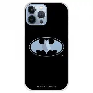 Funda Para Iphone 13 Pro Max Oficial De Dc Comics Batman Logo Transparente - Dc Comics