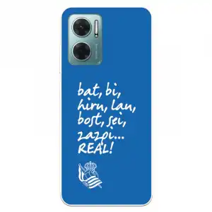 Funda Para Xiaomi Redmi 10 5g Del Real Sociedad De Fútbol Real Grito Afición - Licencia Oficial Real Sociedad De Fútbol