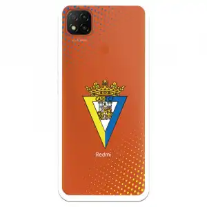 Funda Para Xiaomi Redmi 9c Del Cádiz Escudo Transparente - Licencia Oficial Cádiz Cf