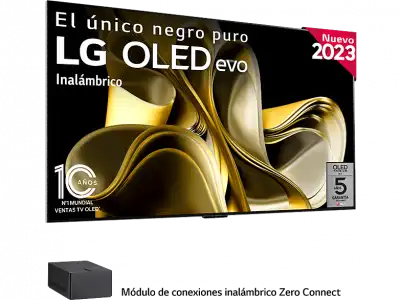 TV OLED evo 77" - LG OLED77M39LA, UHD 4K, Procesador inteligente alpha9 4K Gen6, Smart TV, Gris grafito oscuro