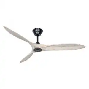 Ventilador De Techo Casafan Eco Airscrew 315244 152cm Motor Negro Dc / Aspas Madera