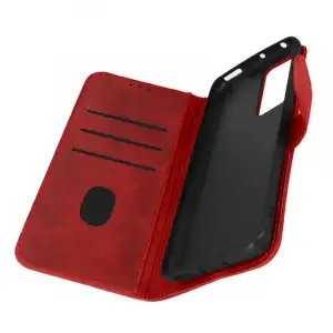 Avizar Funda Tarjetero con Soporte Carmín para Xiaomi 12/12X