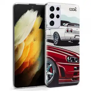 Cool Funda Silicona Dibujos Cars para Samsung Galaxy S21 Ultra