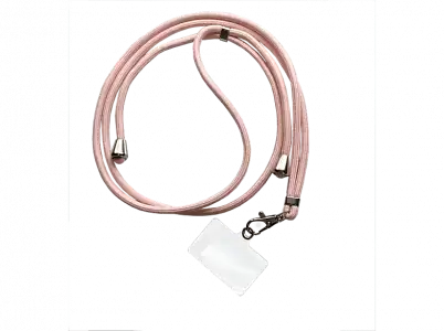 Cordón para móvil - Belyo Universal, Ajustable, 90 cm, Rosa