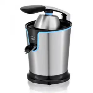 Exprimidor Electrico De Brazo, 160w, Acero Inox, Azul