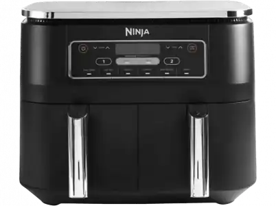 Freidora de aire - Ninja Dual Zone AF300EU, 2400W, 7.6 l, Hasta 240 °C, 6 funciones, Negro