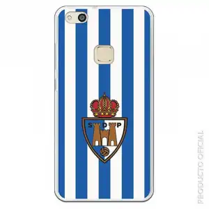 Funda Oficial Ponferradina Rayas Azules Y Rojas Ss18-19 Huawei P10 Lite