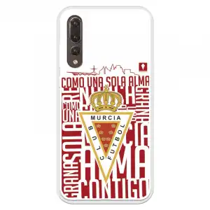 Funda Para Huawei P20 Pro Del Real Murcia Escudo Fondo Blanco - Licencia Oficial Real Murcia
