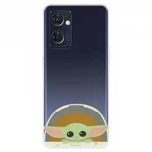 Funda Para Oppo Find X5 Lite Oficial De Star Wars Baby Yoda Sonrisas The Mandalorian