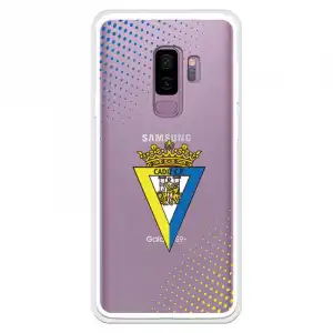 Funda Para Samsung Galaxy S9 Plus Del Cádiz Escudo Transparente - Licencia Oficial Cádiz Cf
