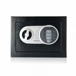 InnovaGoods Safeck Caja Fuerte con Cerradura Electrónica 23x17x17,3cm Negra