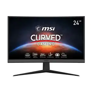 MSI - Monitor PC Gaming curvo 60 cm (23,6') MSI Optix G24C6, 144 Hz, Full HD FreeSync Premium (Reacondicionado grado A).