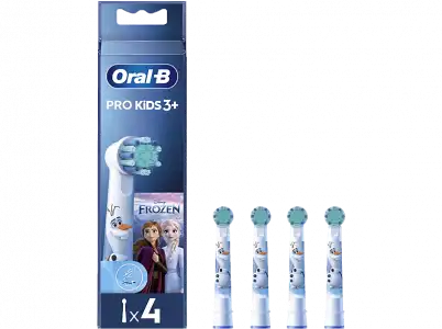 Recambio para cepillo dental - Oral-B Kids Cabezales De Recambio, Personajes Frozen, 4 Unidades