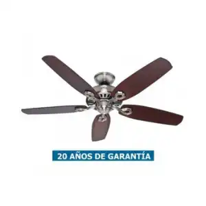 Ventilador De Techo Hunter 50566 Builder Elite 132 Cereza Brasileña O Arce / Cromado