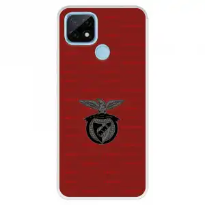 Funda Para Realme C21 Del Escudo Fondo Granate - Licencia Oficial Benfica