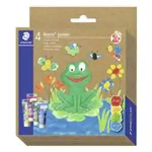 Set 4 botes de pintura de dedos STAEDTLER Noris Club 8814