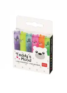 Set de 6 subrayadores Legami teddy's moon