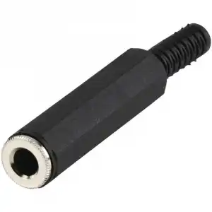 Valueline Conector Mono Jack 6.35mm Hembra